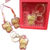 Colgante de Oro para Atraer Riqueza, Cadena para Teléfono Gato Kt, Correa para Bolso, Pequeño Regalo al por Mayor, Colgante para Llavero