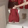 Roupas de Verão Novas para Bebê Menina de Um Ano Menina Nova Estilo Chinês Roupas de Engatinhar Criança Pequena Vestido de Aniversário de Verão