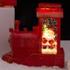 Lampião de vento de Natal atacado Iluminação de feriado de Natal Decorações de atmosfera Feliz Natal