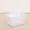 Cesta de Plástico Hao Teer Pequeña con Fondo Hueco, Cesta de Compras Naranja Portátil para Tienda y Tienda de Ropa al por Mayor