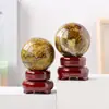 Bola de Cristal Natural Citrino Amatista Cuarzo Rosa Cuarzo Transparente Ojo de Tigre Bola de Cristal Donghai Adorno Feng Shui para el Hogar