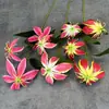 Lirio de Fuego Película de Impresión 3D Flor de Simulación Boda Hogar Hotel Decoración Transfronteriza Adornos de Flores Artificiales Venta al por Mayor