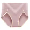 Ropa interior nueva de cintura alta para mujer, alta elasticidad, antibacterial, entrepierna de grafeno, transpirable, cadera, triángulo para mujer