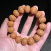 Pulseira de Sementes de Pêssego Cabeça de Macaco Fengyu de Qualidade Premium, Estilo Vintage Ecológico Original Qinling, Adequada para Homens e Mulheres, Pulseira de Fio Único