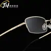 Armazones de Lentes Metálicos con Patillas Metálicas Semi-Rimless No Magnéticos para Hombre, Armazones para Lentes de Miopía, Armazones de Lentes 7792 Mayoreo