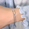 Pulsera de Cadena Nudo Geométrico Amanecer de Primavera Moda Coreana y Japonesa Versátil Regalo para Chica Estudiante Diseño Pulsera Nudo Retorcido