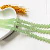 Cuentas sueltas de cristal, cuentas de rueda, cuentas planas de 6 mm, cadena entera, accesorios decorativos al por mayor, cuentas de transferencia de vidrio, accesorios para collar