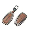 Funda para Llave de Coche Geely Emgrand Boyue L Xingyue L Xingrui Binyue Binyu Carcasa Metálica Funda Geométrica con Llavero