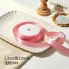 Venda direta do fabricante: Fita de cetim de poliéster com 1,2 cm de largura, fita para embrulho de presentes, acessórios para caixas de doces de casamento, fita decorativa