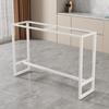 Suporte de perna de mesa de bar de metal com pé alto e longo, suporte de mesa de ferro, arte de restaurante, varanda, suporte de mesa de bar
