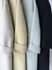Casaco de Lã Cashmere Tencel! Fofo e Macio! Casaco Longo de Lã Dupla Face com Capuz Estilo Academia Francesa