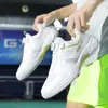 Zapatillas Deportivas Antideslizantes Transpirables de Gran Tamaño Cómodas con Amortiguación Transfronterizas Zapatos de Tenis de Mesa Zapatillas de Bádminton de Entrenamiento Profesionales para Hombre de Caña Baja