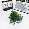 Ramo de Mariposas Artificiales con Hojas de Eucalipto Adorno Decorativo para Decoraciones del Hogar y Bodas
