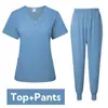 Ropa de Lavado a Mano para Hombres y Mujeres, Ropa de Trabajo de Secado Rápido para Enfermeros y Doctores Orales, Ropa de Trabajo para Hospital de Mascotas, Nuevos Productos de Manga Corta, Venta Caliente
