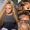 Comercio Exterior Transfronterizo Peluca Moda Europea y Americana Encaje Frontal Color Piano Onda Grande Cabello Rizado África Caliente Encaje Frontal