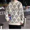 Suéter de Terciopelo de Visón para Hombre de Cuello Alto Medio Suéter Base Grueso Cálido Juvenil de Lana Tendencia Otoño e Invierno