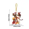 Colgante de decoración navideña para perro nuevo y lindo transfronterizo, decoración personalizada para el hogar, fiesta navideña, árbol de Navidad