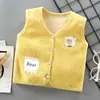 Colete Infantil Outono e Inverno com Forro de Fleece Espessado Quente para Crianças Pequenas e Médias, Bebês e Crianças Pequenas, Cardigan de Roupa Externa, Colete Quente para Bebê