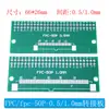 Placa adaptadora FPC/FFC conector de paso de 0.5 mm/1.0 mm a cable plano flexible de conexión directa de 2.54 mm