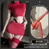 Lencería Erótica de Alta Calidad, Falda Corta Ajustada Sexy para Chicas Calientes, Conjunto de Dos Piezas Estilo Reina, Estilo Pura Deseo para Discoteca