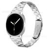 Adecuado para Samsung Watch8 Classic/Watch9 Banda de Acero de Tres Eslabones Ajustada Ultra Delgada