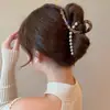 Presilha de Cabelo Musical Retro Grande de 13cm para Mulheres 2026 Novo Estilo High-End Exquisita Grampo de Tubarão Acessório de Cabelo