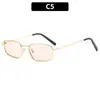 Moda Europea y Americana Nuevas Gafas de Sol Cuadradas de Marco Pequeño Retro Versátiles para Conducir Gafas Anti-UV Modernas para Hombres y Mujeres