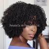 Peruca de rolo pequeno africano cross-border novo fabricante de peruca de cabelo curto cacheado das mulheres peruca direta de seda de alta temperatura