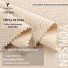 Tecido Tricotado de Sarja de Camada Dupla 250g Poliéster Stretch Sarja Tricotada Unilateral para Camisas e Vestidos de Primavera e Verão