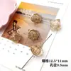 Acrílico Transparente Chapado en Oro Múltiples Estilos Colección DIY Pulsera de Abalorios Hecha a Mano Materiales Ropa Zapatos Accesorios Cuentas Sueltas