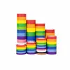 Fita Washi Colorida DIY Adesivo Forte Sem Resíduos Rasgável Arte Pintura Spray Separação de Cores Artesanato Infantil Fita Crepe