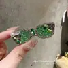 Pinzas para el cabello de pedrería brillante de lujo estilo coreano Dongdaemun Primavera 2026 para mujer, Colección de accesorios para el cabello de la frente