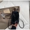 Bolsa Cruzada 2026 Nueva Bolsa Cubo de Nicho Bolsa de Estrella con Cordón Personalidad Dulce Fresca Cremallera Cruzada Bolso de Hombro Casual