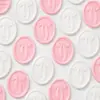 Pegatina de sello de cera de romero de bajo relieve de colores europeos, opciones multicolor, temática de plantas, para invitaciones y tarjetas de felicitación, decorativa, autoadhesiva, en stock