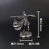 Retro Cobre Blanco Soldado Espartano Modelo de Juguete Shogunato Samurái Regalo para Niños Juego de Mesa Piezas de Ajedrez Adornos