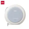 Cinta métrica de acero Deli para uso doméstico 5 m Engrosada y endurecida Mini cinta métrica pequeña 3 m Medición de alta precisión Protección para la mano anti-corte