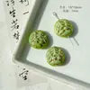 Serie Roja y Verde de Oso y Estrella de Vid Checa Doméstica Mariposa Hecha a Mano Capullo de Flor Oro Pintado Materiales y Accesorios para Pulsera DIY