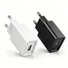 Carregador USB para Celular 5V1A2A do Fabricante, Adequado para Pequenos Eletrodomésticos, Adaptador de Carregamento Padrão Europeu e Americano