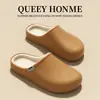 Pantuflas de Algodón Impermeables para Mujer, Nuevo Estilo Otoño/Invierno 2026, Calzado de Casa Cálido Ligero Antideslizante para Pareja, Pantuflas de Algodón para Hombre