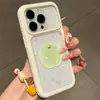 Funda Raindrop Green Apple para Apple 17 Pro Max, iPhone 17 Air, ventana grande, colores contrastantes, 16 Pro