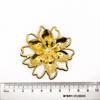 Ramillete del Novio Material Decorativo DIY Flor de Hierro 58mm Flor de Cuatro Capas Capullo de Flor Abanico Accesorios Joyería Fabricante Venta al por Mayor en Stock