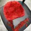 Sombrero de Felpa para Mujer con Orejas de Conejo Protectoras y Circunferencia de Cabeza Grande, Tejido a Crochet Hecho a Mano para Otoño e Invierno, Adelgazante, Cálido, Suave y Engrosado