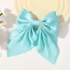 Presilha de cabelo de cetim e chifon com laço, novo sucesso de vendas transfronteiriço, para crianças, estilo Lolita e colegial, acessório de cabelo para meninas 5047