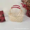 Canasta de Regalo de Tamales del Festival del Bote Dragón del Fabricante, Caja de Regalo de Bambú, Canasta de Regalo con Doble Asa, Canasta de Bambú, Caja de Bambú, Canasta de Regalo Souvenir, Canasta de Empaque