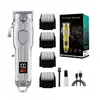 Aparador de Cabelo Masculino Popular Transfronteiriço Todo em Metal Aparador Elétrico Aparador de Cabelo Elétrico Doméstico Salão de Cabeleireiro Aparador Elétrico de Alta Potência