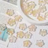 Cuentas de Vidrio para Flores Frescas y Vibrantes con un Diseño Cepillado y Difuminado, Accesorios para Pulseras y Collares de Bricolaje Hechos a Mano, Cuentas Sueltas Estilo Vintage