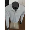 Coleção Outono 2026: Camisa polo oversized estilo Hong Kong com gola alta e mangas compridas, tamanhos M-5X, HT26933-Extra P26