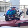Casco Grande para Cola de Motocicleta Jie Kai Casco Integral Se Puede Equipar con Auriculares Bluetooth para Hombres Conducción de Motocicleta Eléctrica en Todas las Estaciones Seguridad