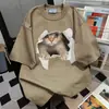 Design de Nicho, Camiseta Divertida e Fofa Estampada de Manga Curta, Novo Estilo Verão 2026, Top Vintage Casual Soltinho