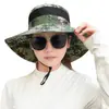 Sombrero de Pescador Camuflado de Fábrica con Malla Transpirable y Ala Ancha, Sombrero de Protección Solar para Hombres y Mujeres, Sombrero para el Sol para Exteriores y Senderismo, En Stock